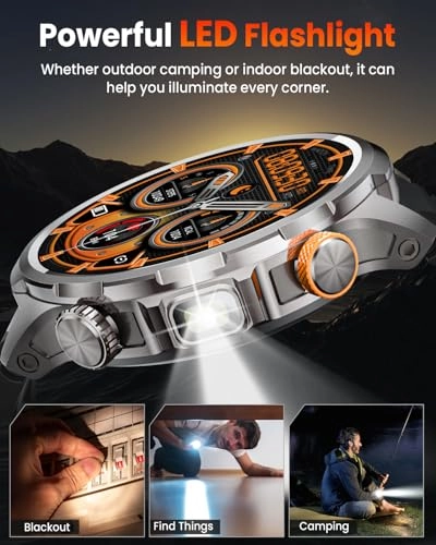 Military Smart Watch 52.5mm Aerospace aluminum and titanium