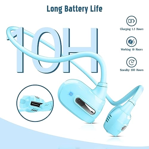 Open EarHeadphones - 13g 10H Playtime Bluetooth 5.4