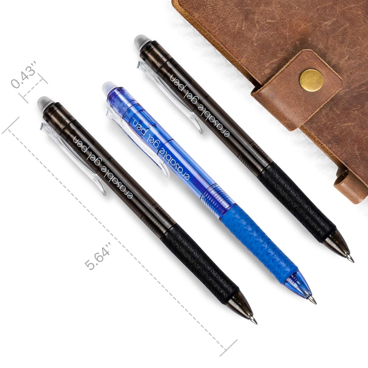 Retractable Erasable Gel Pens - 18 0.7mm
