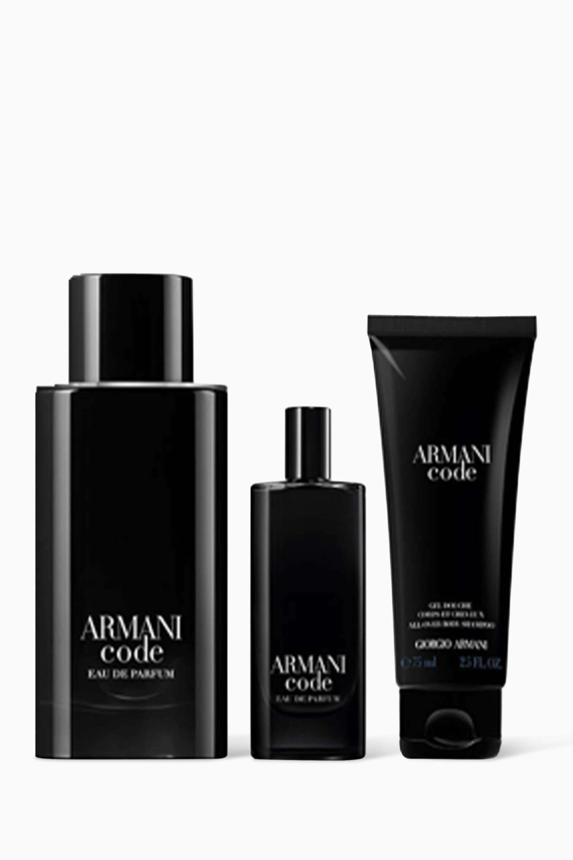 Armani Beauty Code Eau De Parfum + Code Eau De Parfum Travel Spray + Code All-Over Body Shampoo - Eau De Parfum 3 piece(s)