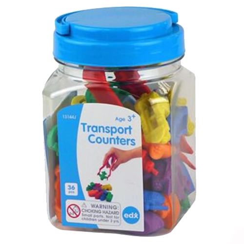 Transport Counters - Suitable for 3 years & above 36 pieces