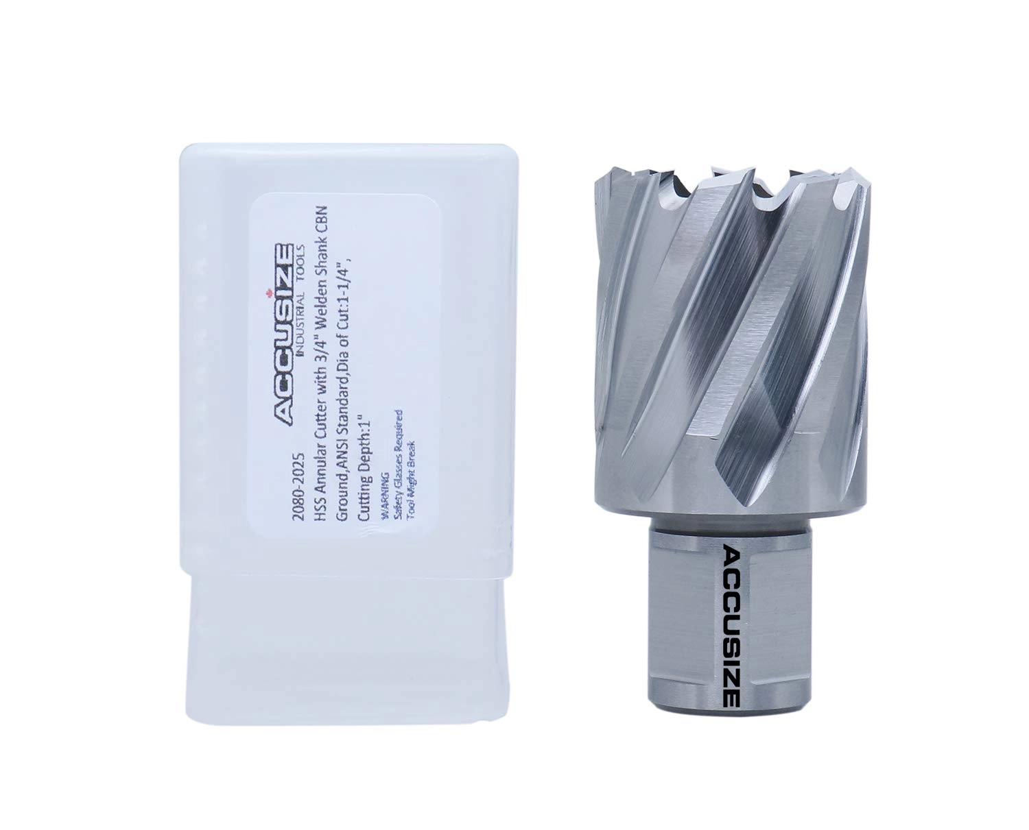 Accusize Co.,Ltd. H.S.S. Annular Cutter - 1-1/4'' steel