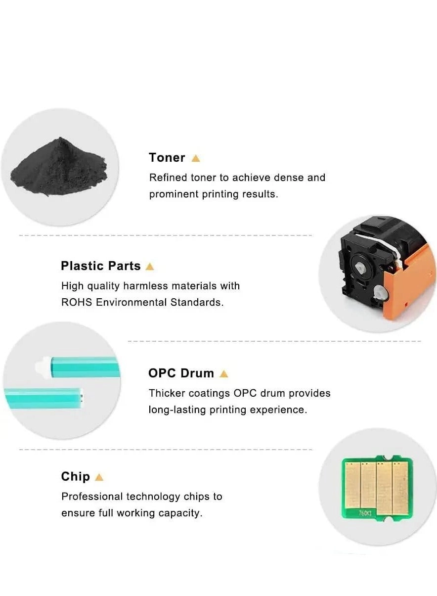 Toner 273 - Black, Cyan, Magenta, and Yellow.