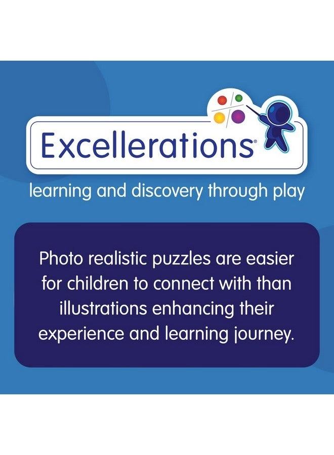 Photo-Realistic Multicultural Wooden Block Play Families - Ages 2 Years and Up 28 pieces