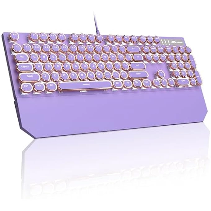 Ergonomic Wireless Rechargeable Bluetooth Keyboard - Wired/Wireless