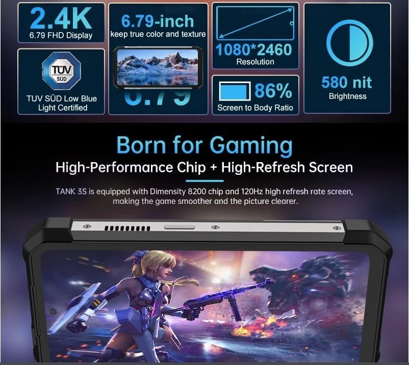 tank 3s - 24 GB 256GB