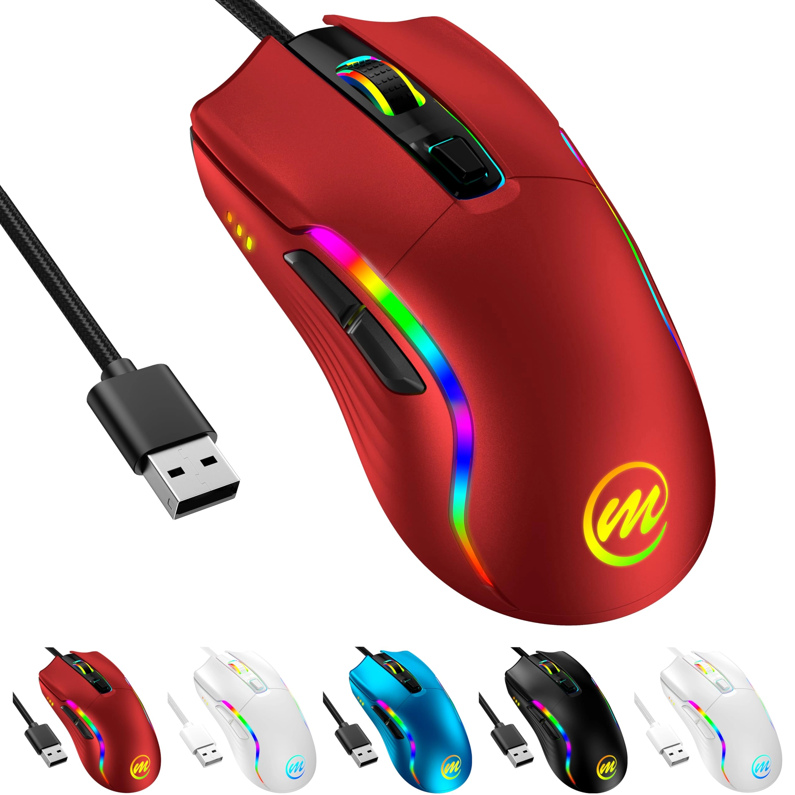 memzuoix Gaming Mouse - Wired