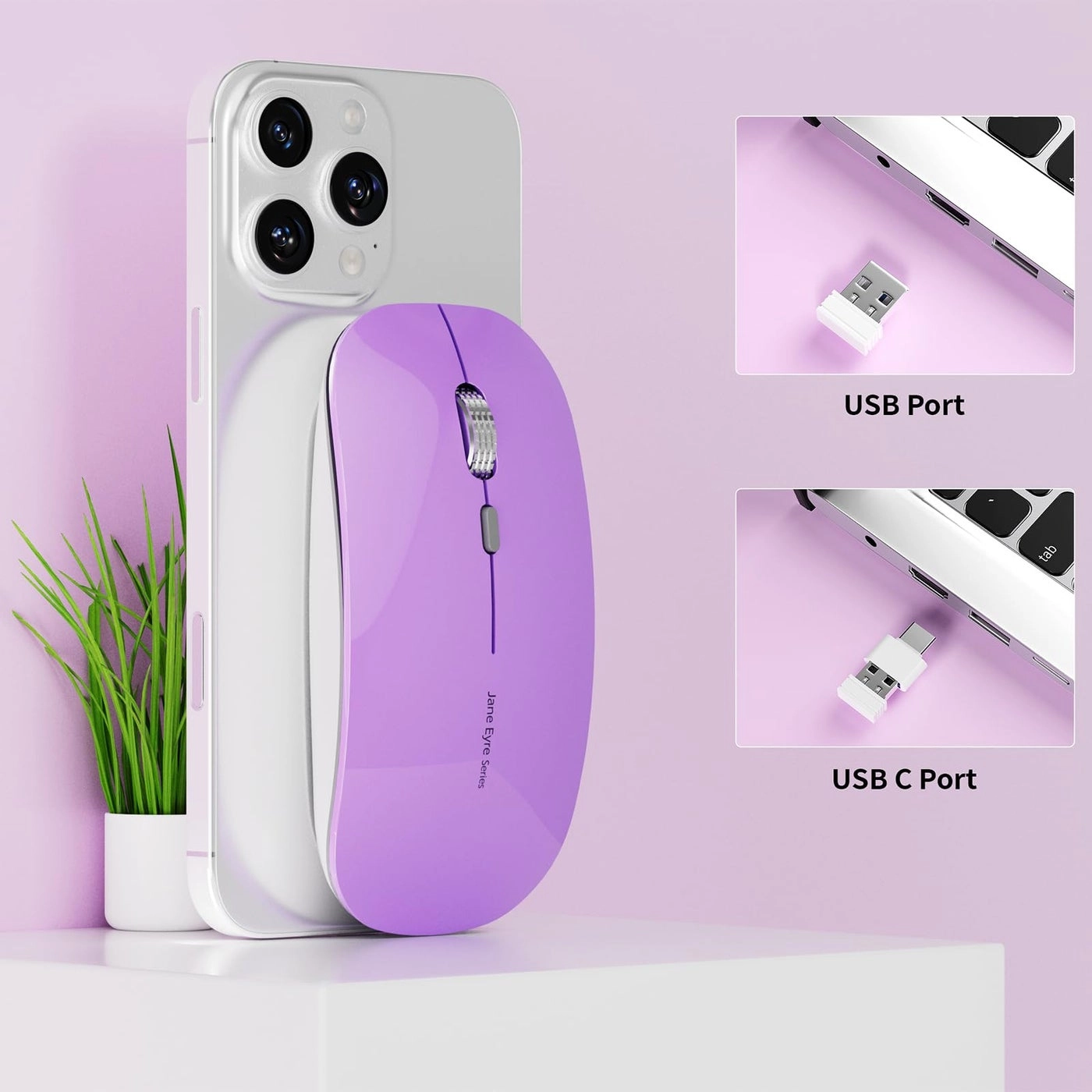 Q5 Slim Rechargeable Mouse - Wireless