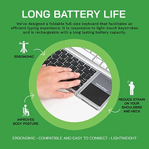 minder Foldable Keyboard - Bluetooth