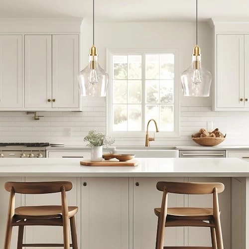 Auburn Pendant - Bell Shaped Glass Gold