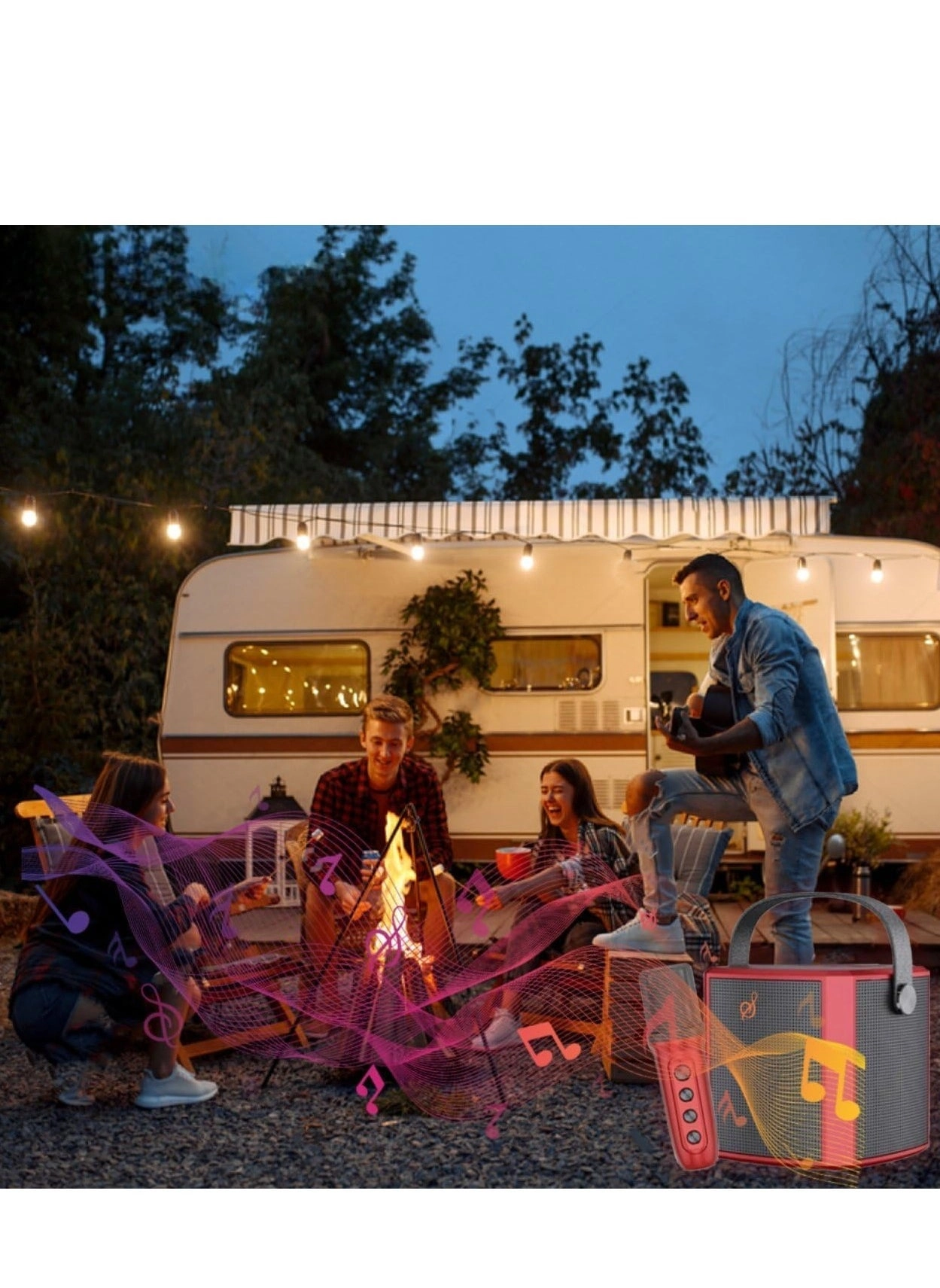 Karaoke Machine - 2 Wireless Microphones