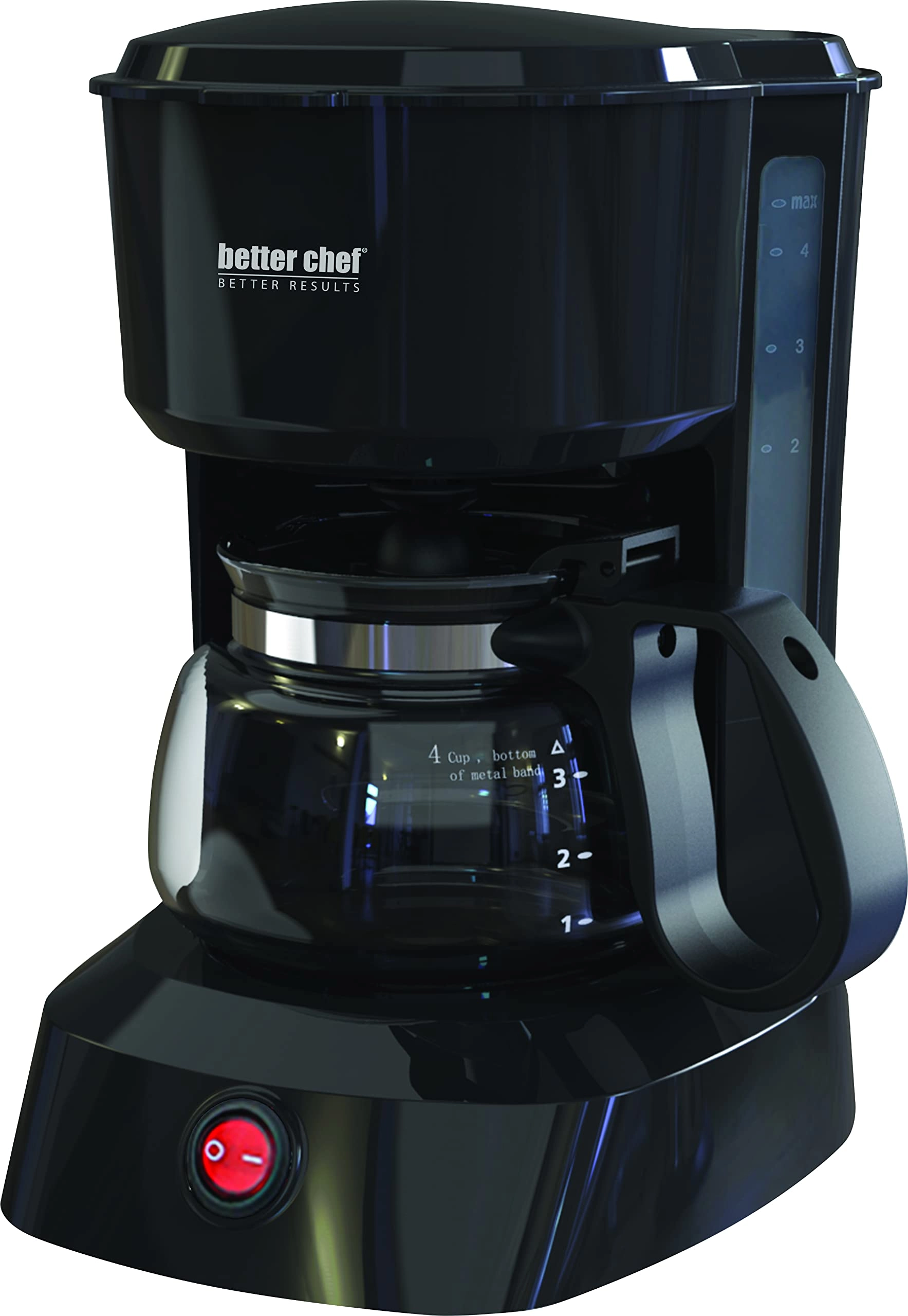Better Chef Basic Coffee Maker - 4-Cup Pause-N-Serve Carafe Warmer