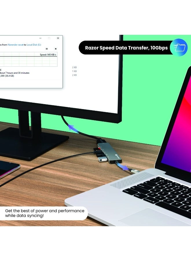Mport 8 - 4K 30Hz HDMI 100 Mbps Ethernet USB 3.0
