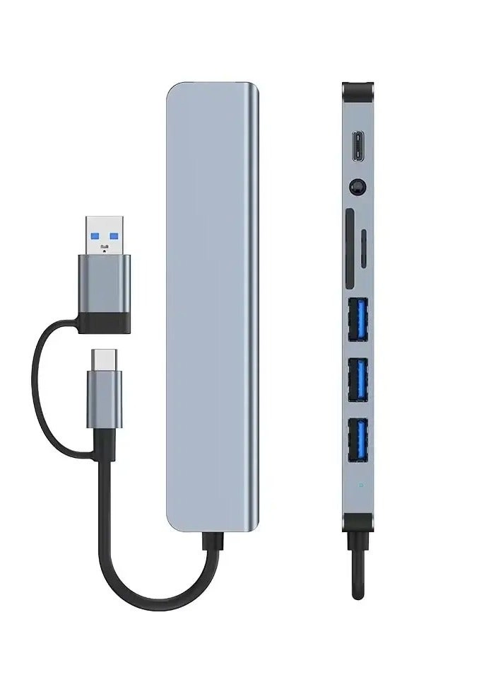 Hub Expander - 4 USB 3.0 SD/TF Card Reader