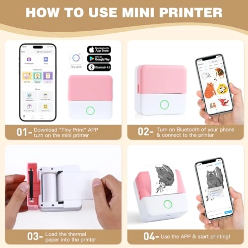 Print Pods Mini Printer - Thermal 52x350mm