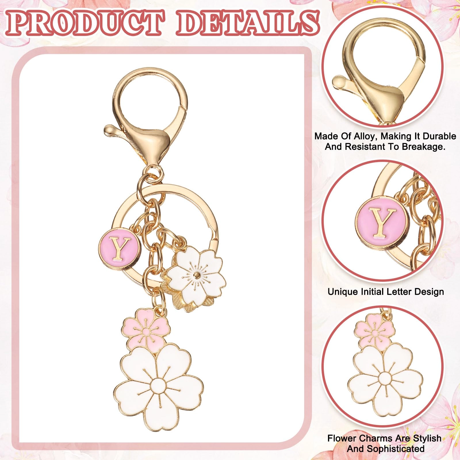 Initial Keychain - Letter