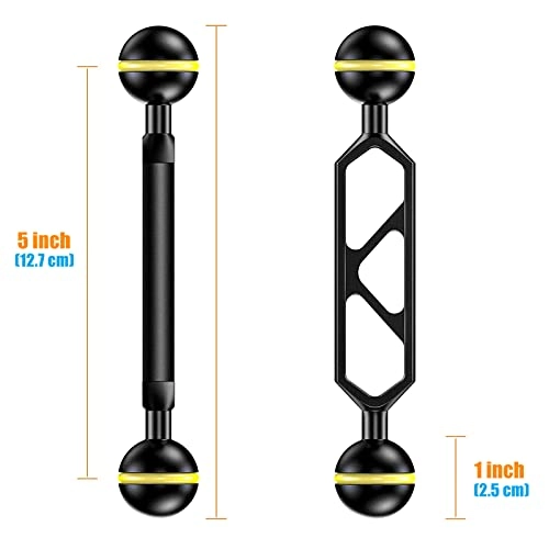 Double Ball Arm - Pack of 2 5" Long 1" Ball