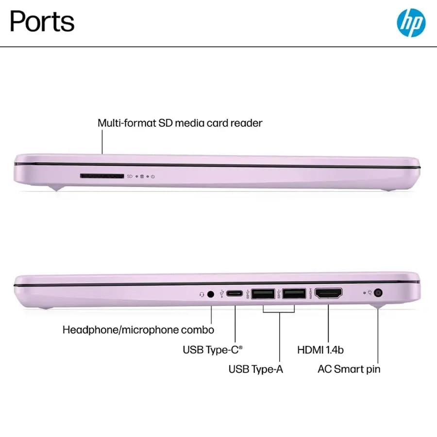 14 Laptop Computer Laptop 14-dq6011dx - 14'' N150 16GB DDR4 128GB UFS + 256GB MSD Card