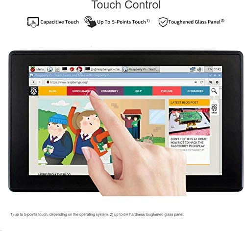 7inch HDMI LCD (H) - 7inch HDMI LCD (H) (with case) 7 Inches 1024x600