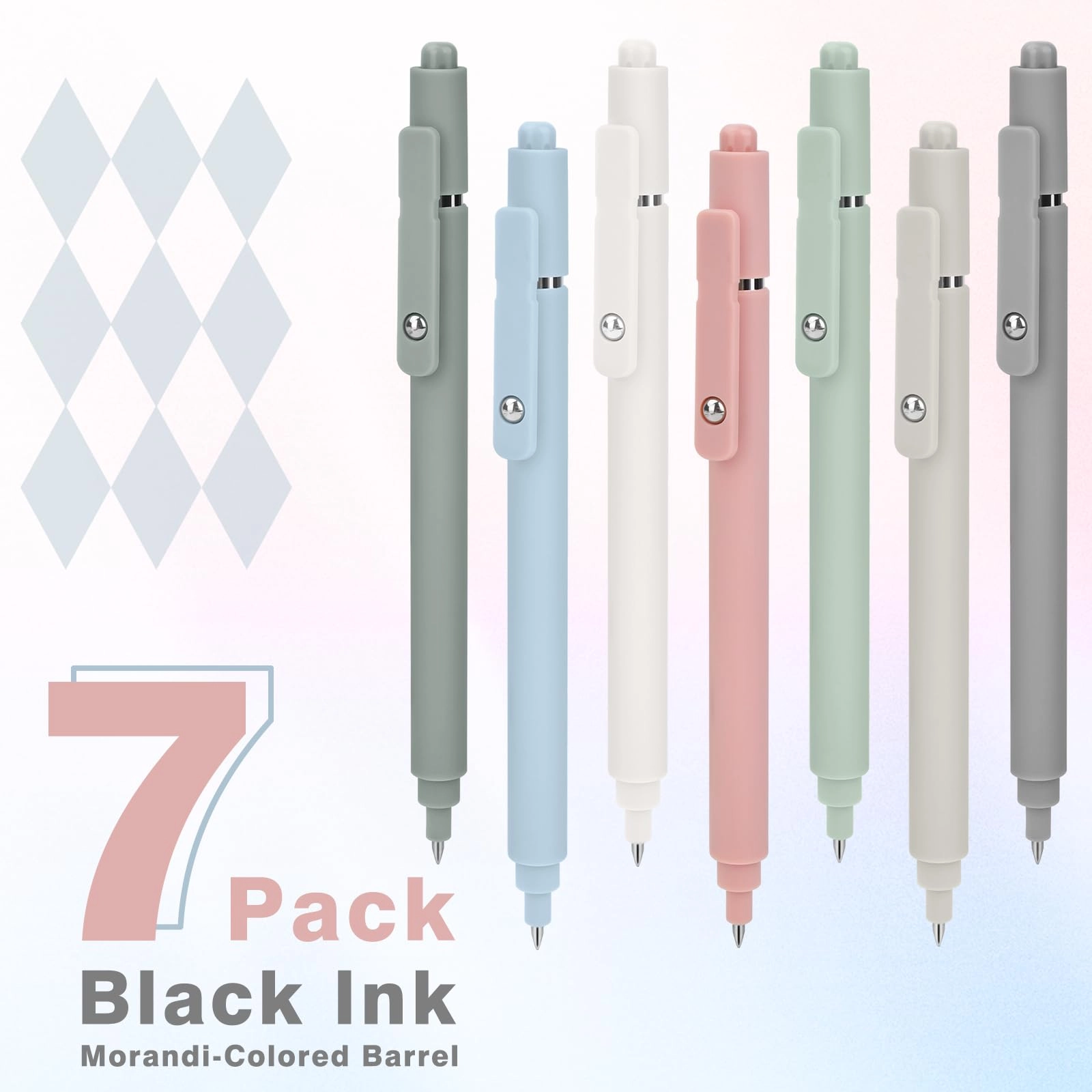 Gel Pens - 7 Pcs 0.5mm