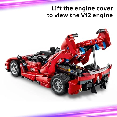 Technic Ferrari FXX K (42212) - V12 engine moving pistons