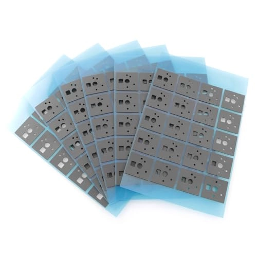 Keyboard Switch Pads - 120PCS Black High-density memory foam