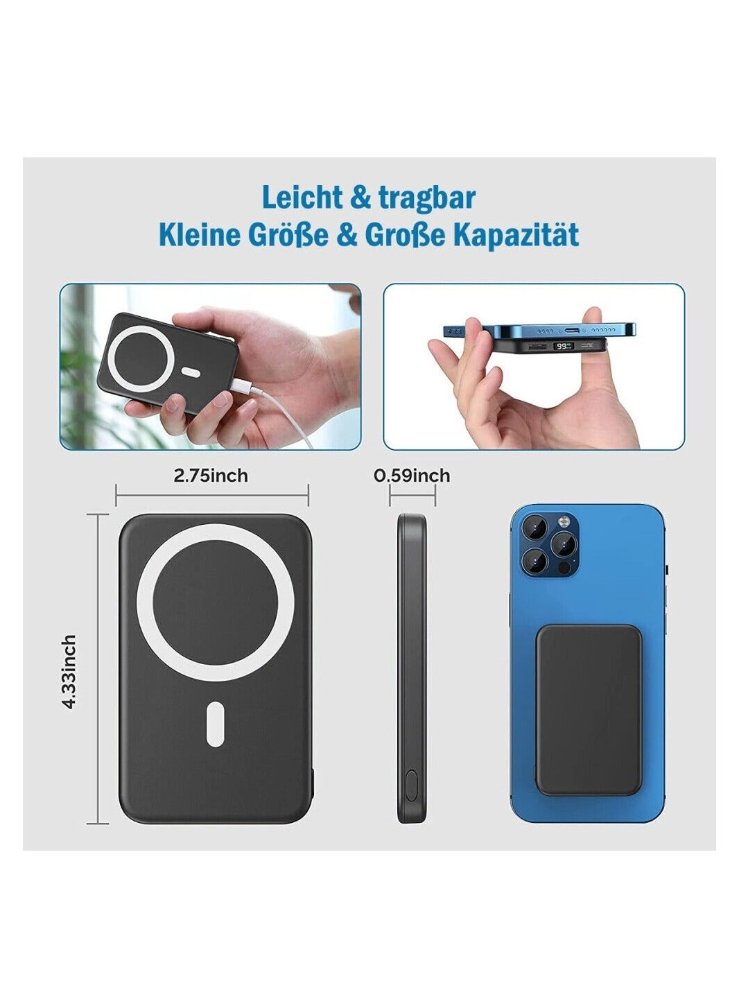 Fast Charger Power Bank - 10000 milliamp-hour