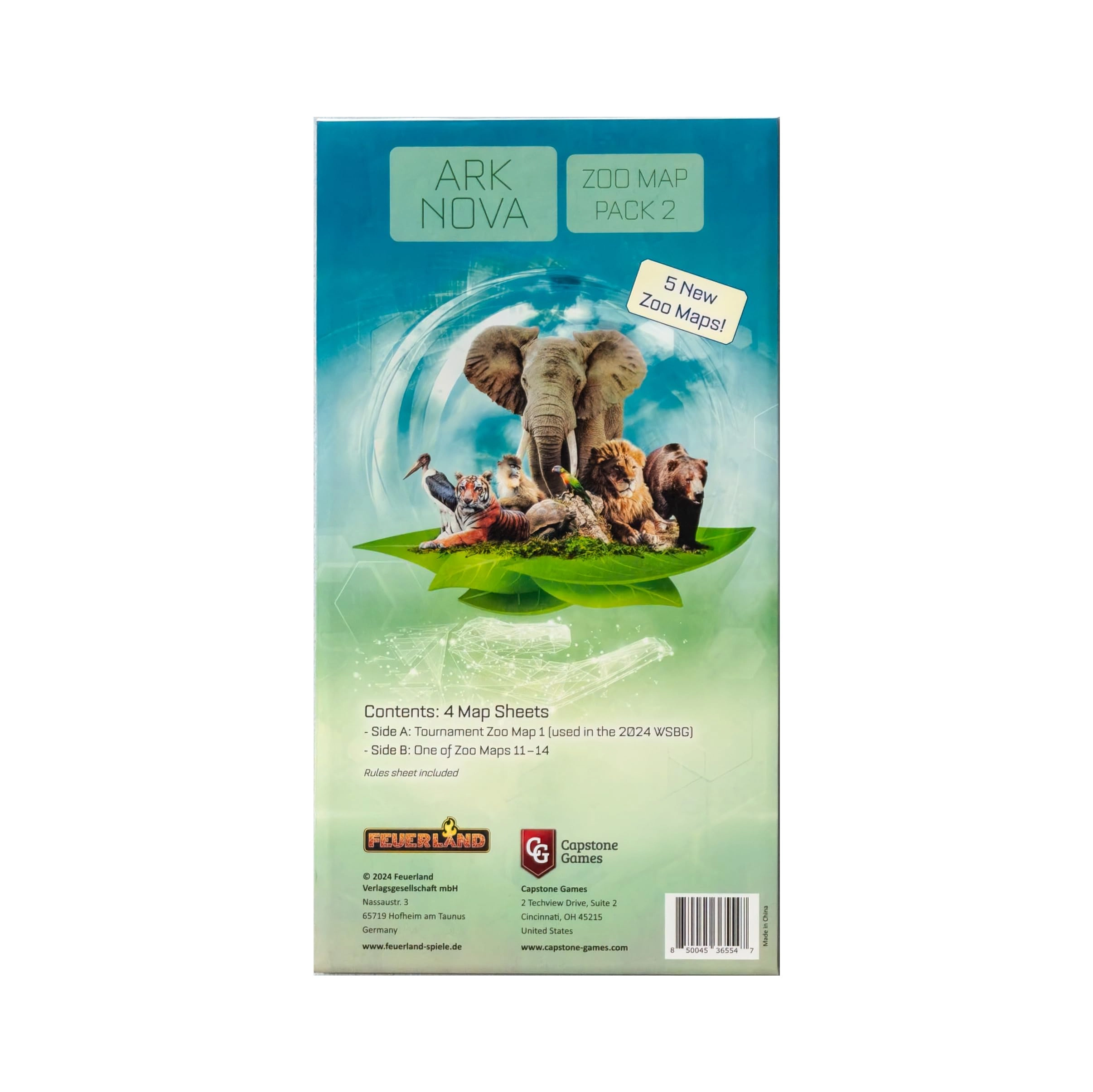 Capstone Games Ark Nova: Zoo Map Pack 2