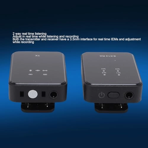 Wireless Lavalier Microphone - 2 2.4GHz