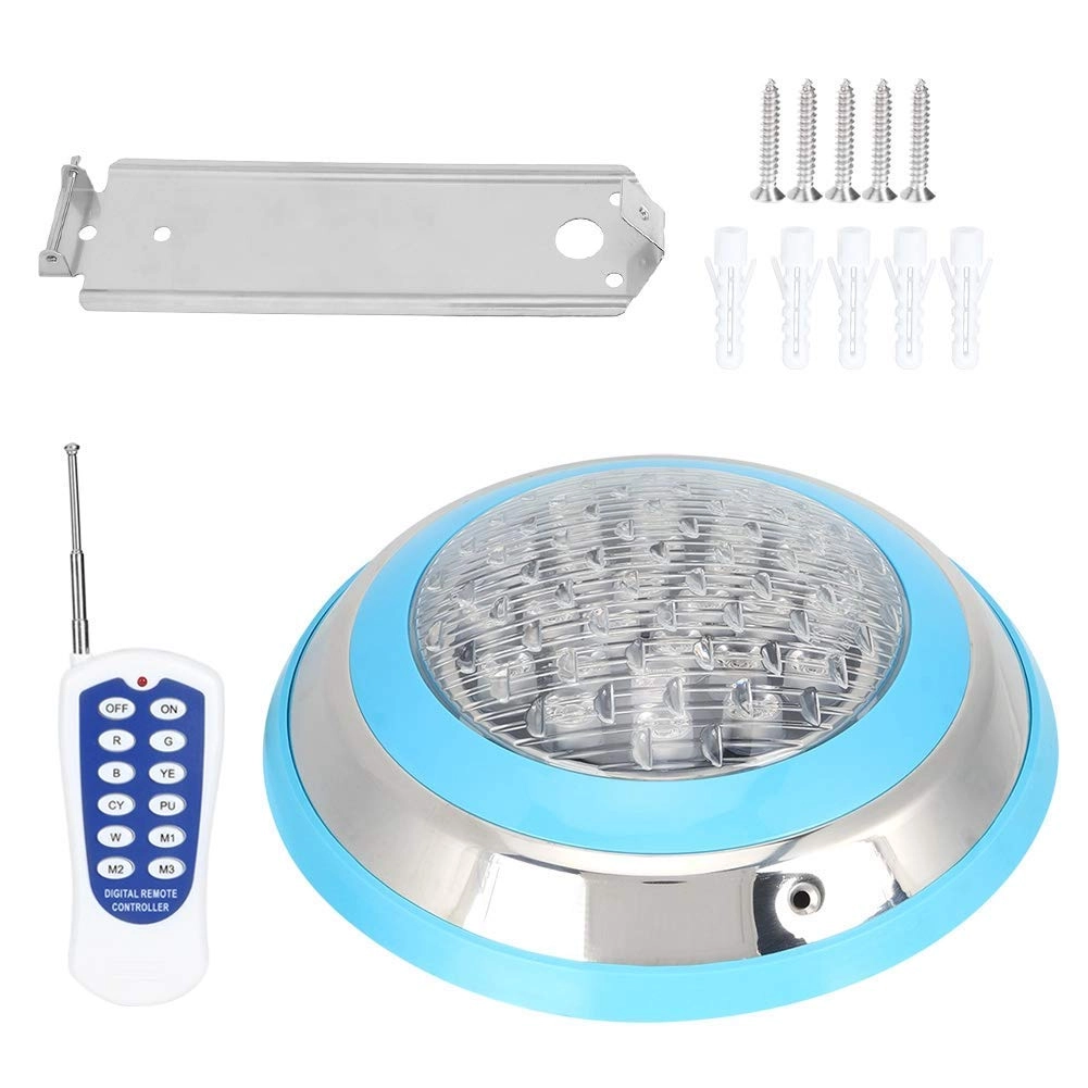 GZDPSD 24LED Underwater Light - 24W AC Remote Control