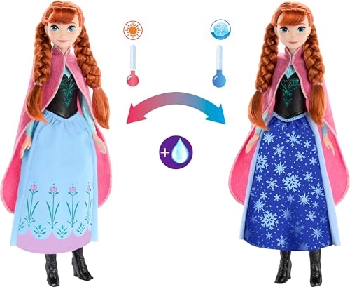 Anna Fashion Doll - Color-Change Skirt Removable Cape