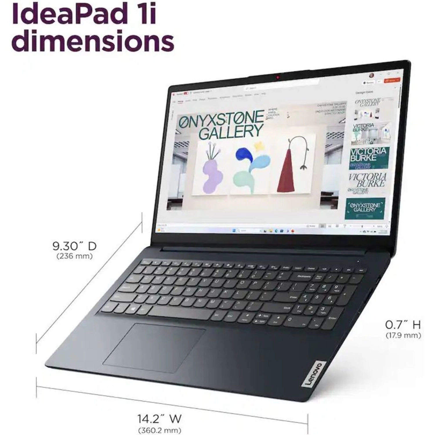 IdeaPad 1i 83B40006US - 15.6'' Core i5-1335U 16GB DDR4 512GB SSD