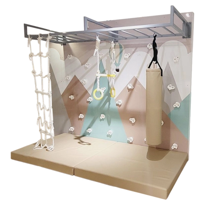 Climbing Wall - Mountain Graphic Monkey Bars 2 Panel
