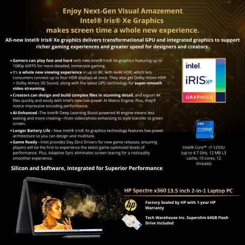 Spectre x360 14T - 13.5'' Core i7 16GB DDR4 2000GB SSD