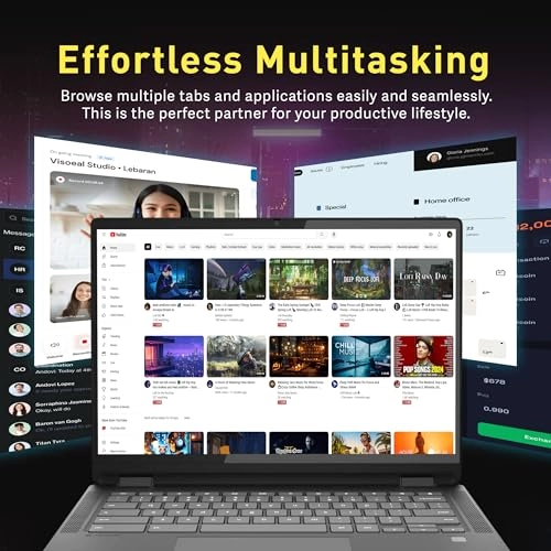 Flex 5i Chromebook Plus - 14'' Core i5-1334U 8GB DDR4 256GB SSD + 1TB Docking