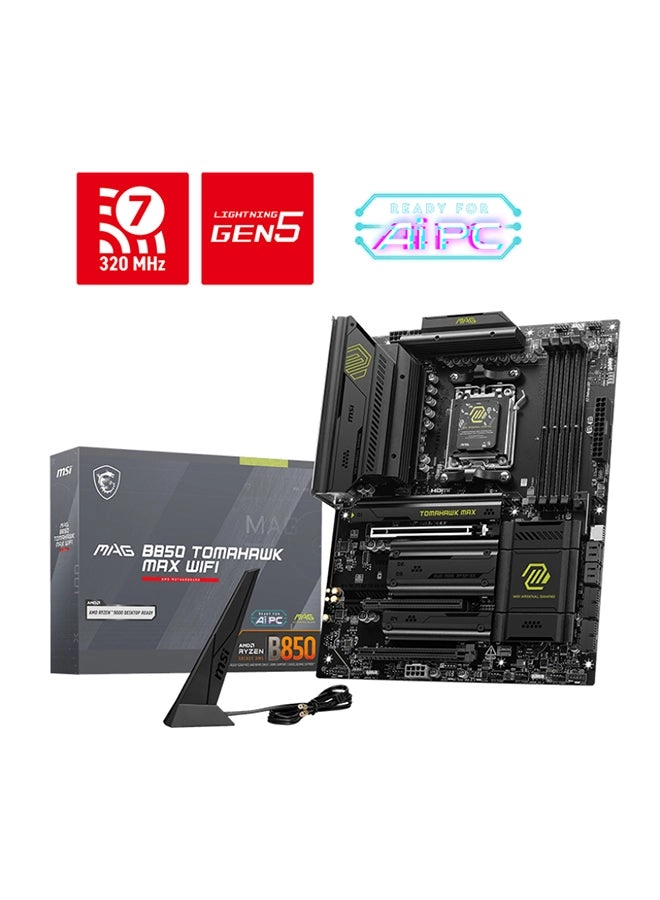 MAG B850 TOMAHAWK MAX - Socket AM5 DDR5 8400-5600 (OC) PCIe 5.0 x16