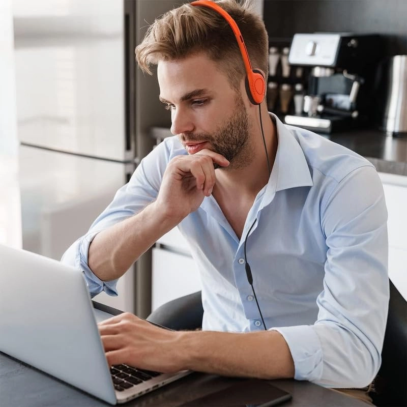 Bulk Headphones with Microphone Wired Headphone