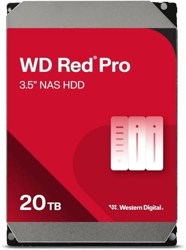 WD Red Pro 3.5" 7200rpm 512MB SATA 6Gb/s (WD202KFGX-SPCKWN0) - 20TB