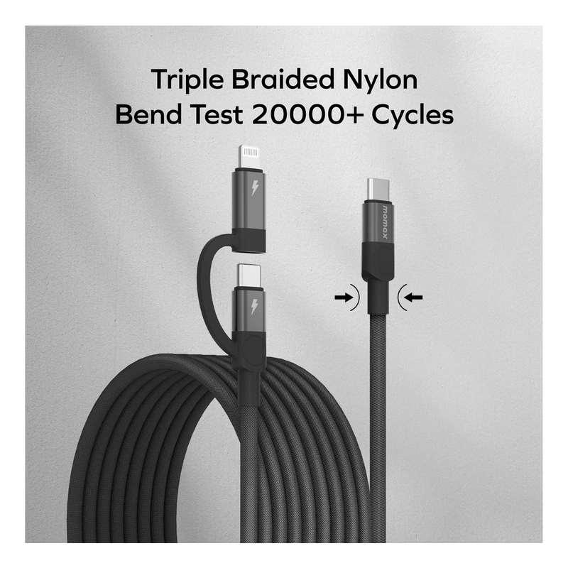 1-Link Flow Duo Cable USB-C to Lightning 1.5m