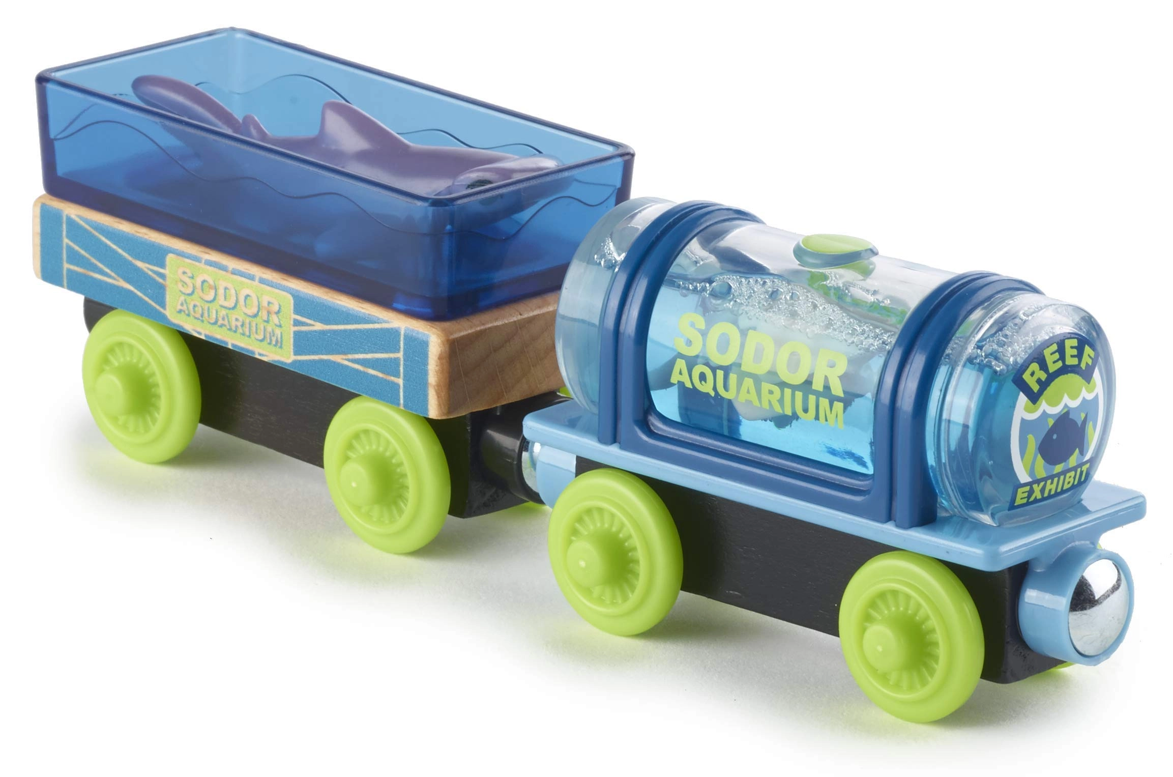 MZA STORES Wood toy train cargo cars