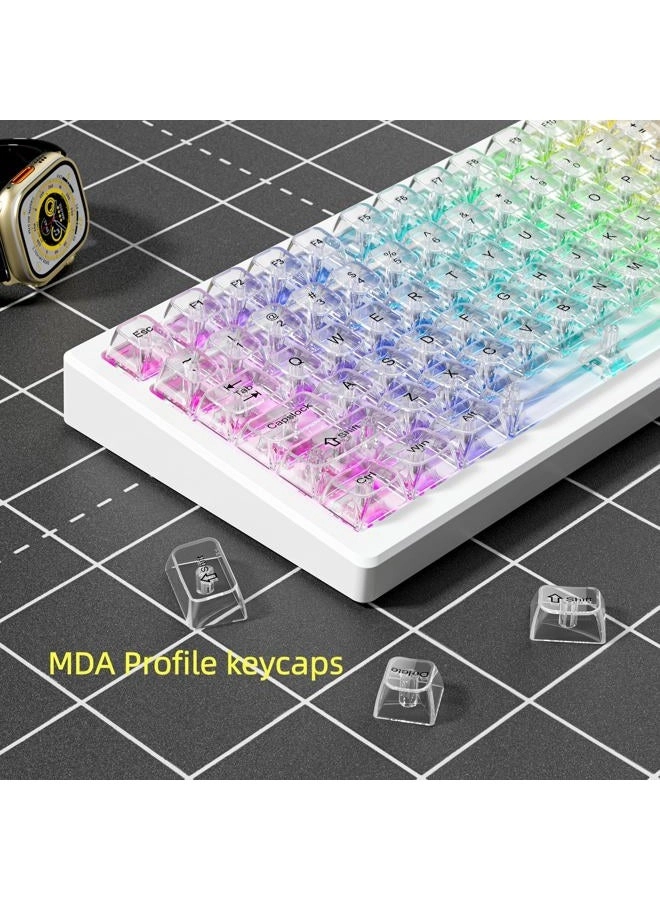 Coffee Clear keycaps - 115key