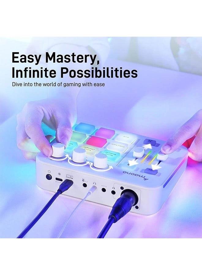 G1 NEO - Gaming Audio Mixer 48V Phantom Power Bluetooth