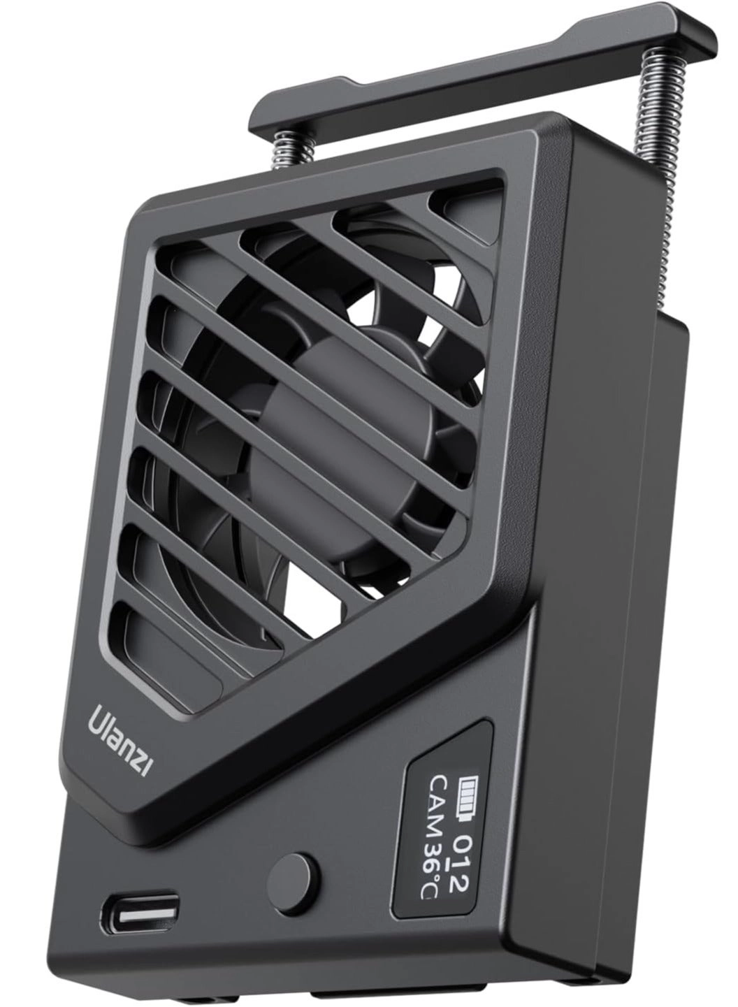 Ulanzi Camera Cooling Fan - Mini Spring Telescopic Mount Type-C Charging Port