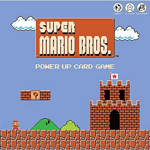 Super Mario Bros Power Up Card Game