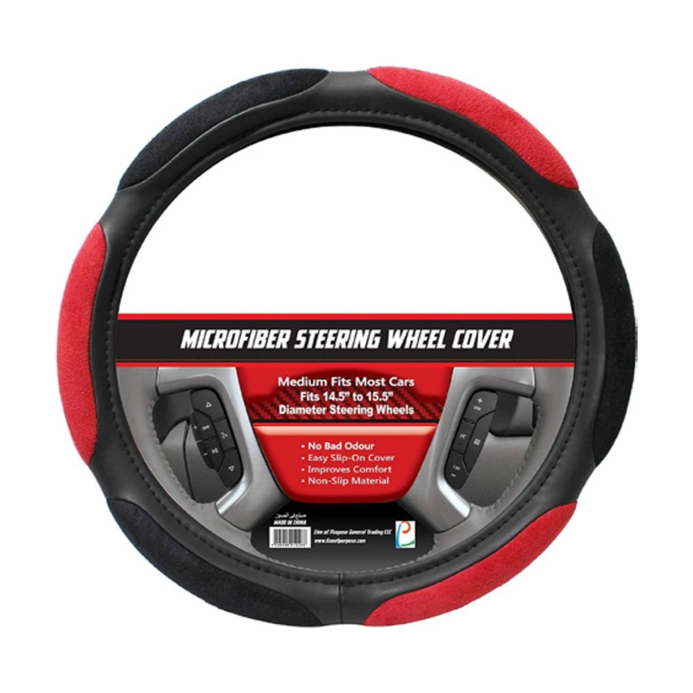 real Steering Wheel Cover Microfibe