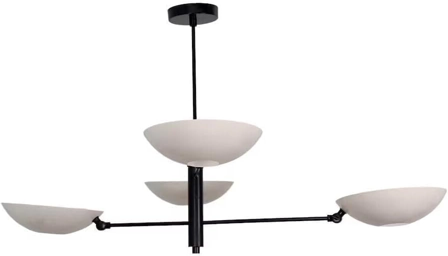 4 Light Pendant Mid Century Sputnik Ceiling Light Fixture