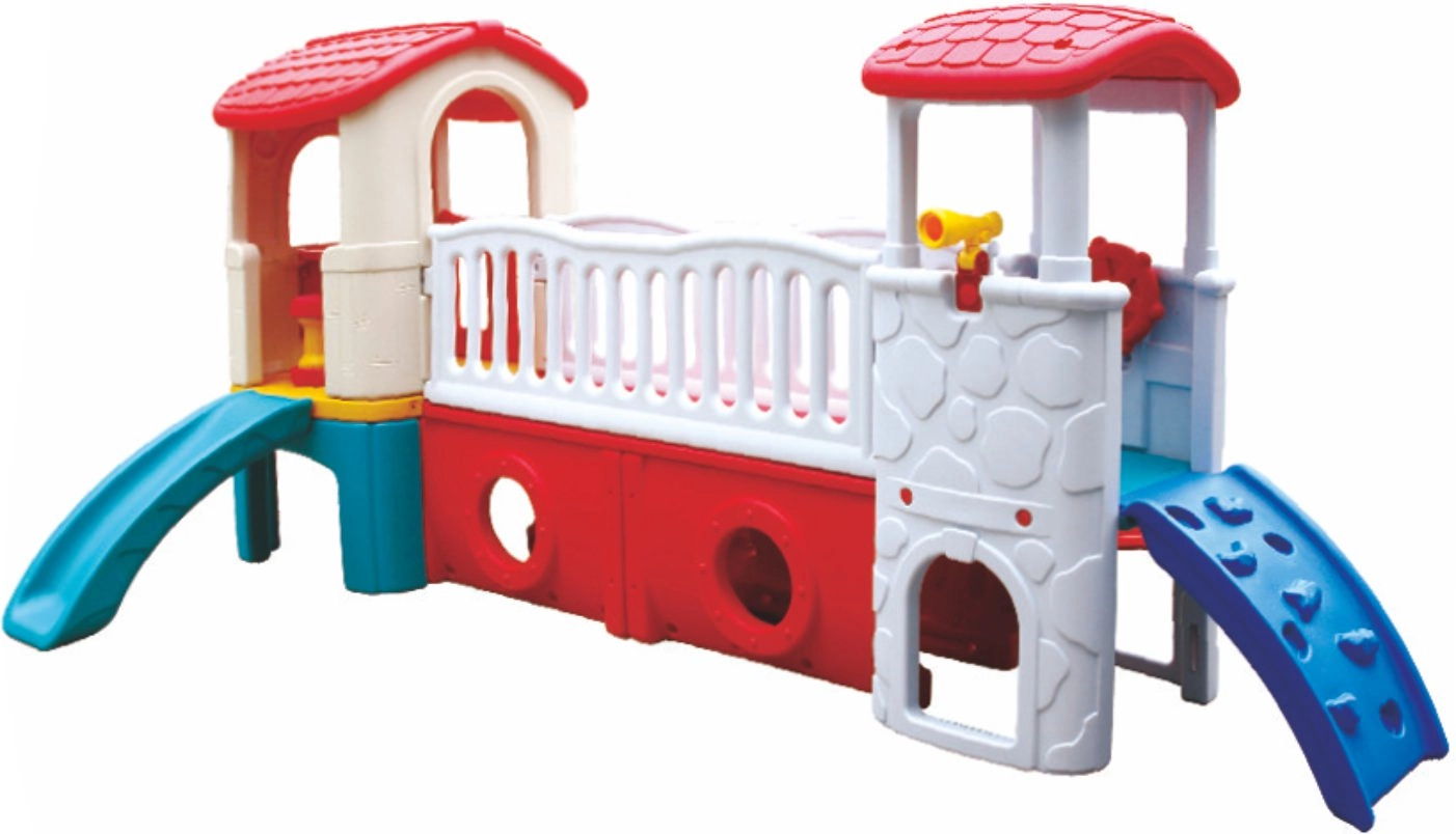 Rainbow Toys RW-16311 - Kids Colourful Outdoor Playground Slides 400×170×175cm