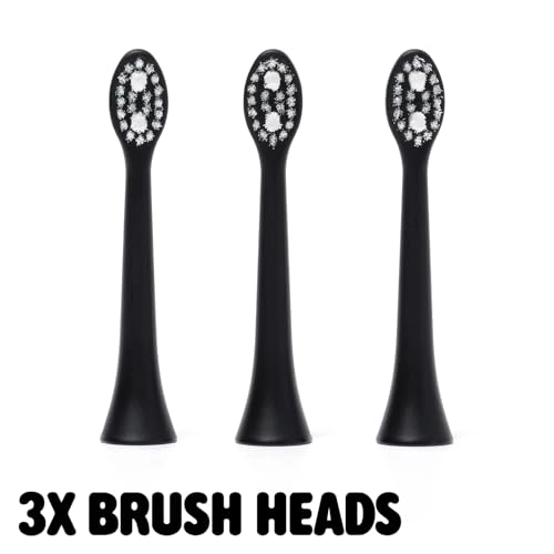 Sonic Toothbrush Replacement Heads - 3 Pack 9-Month Supply