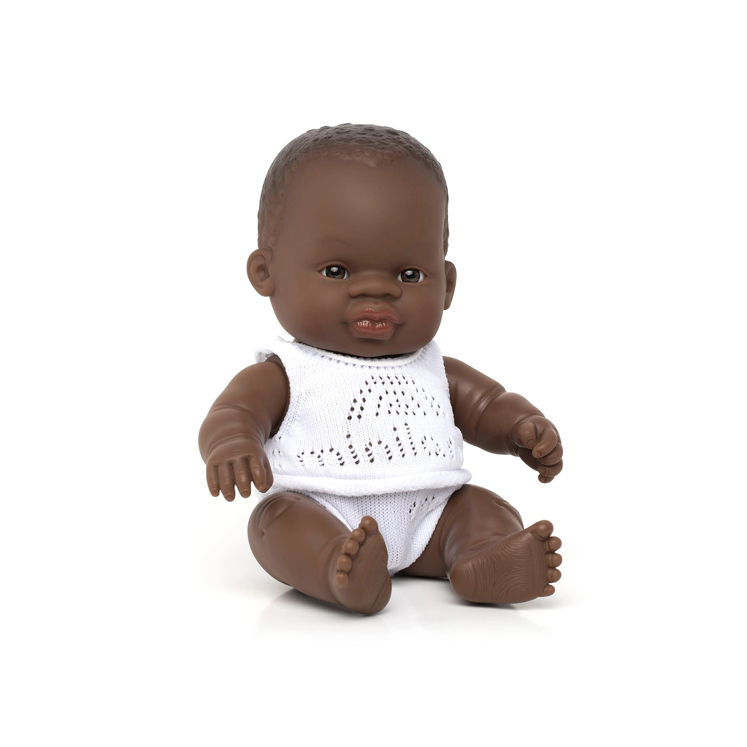 miniLAnD Baby Doll - 21 cm African Features Gift Set