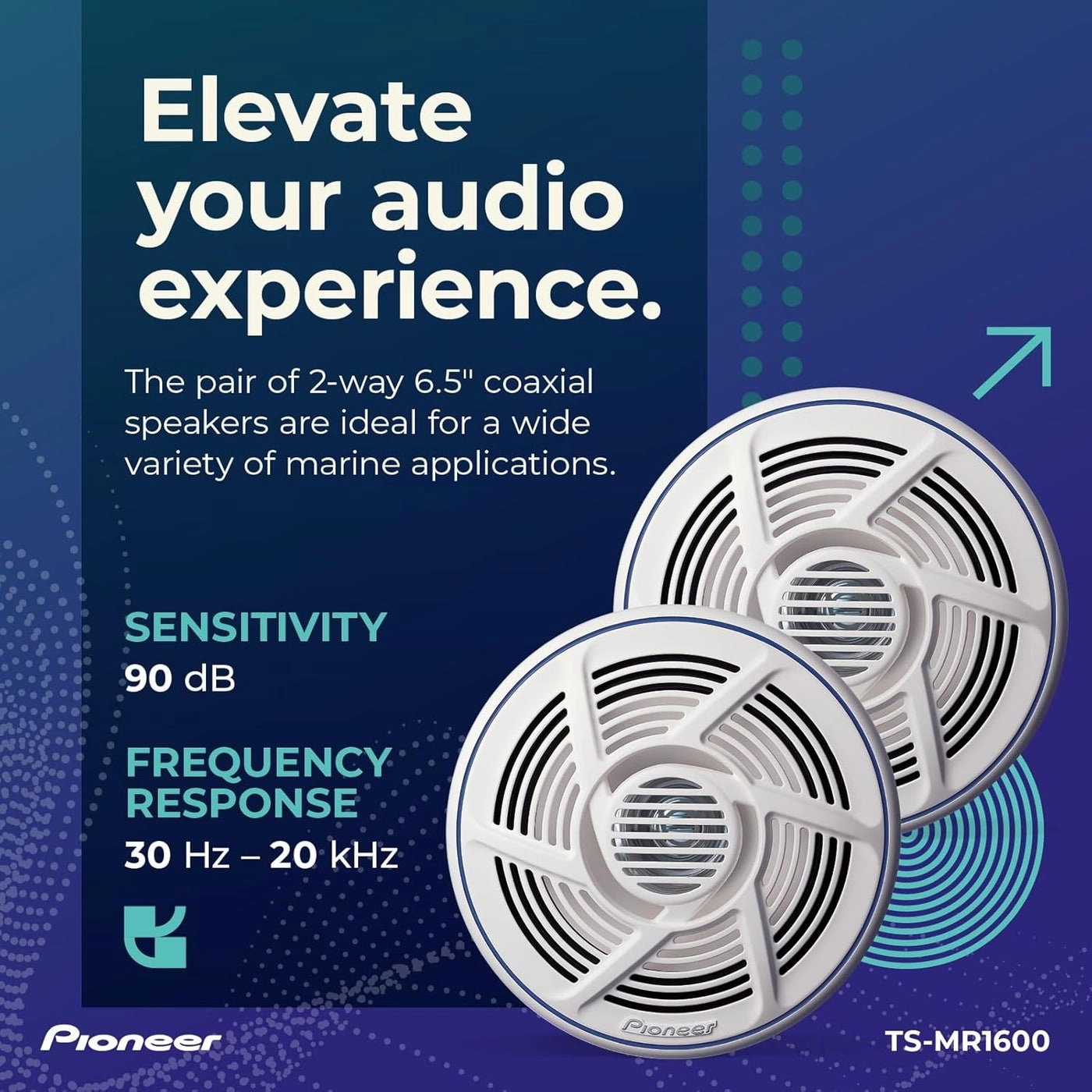 TS-MR1600 - 6.5" 100W Max